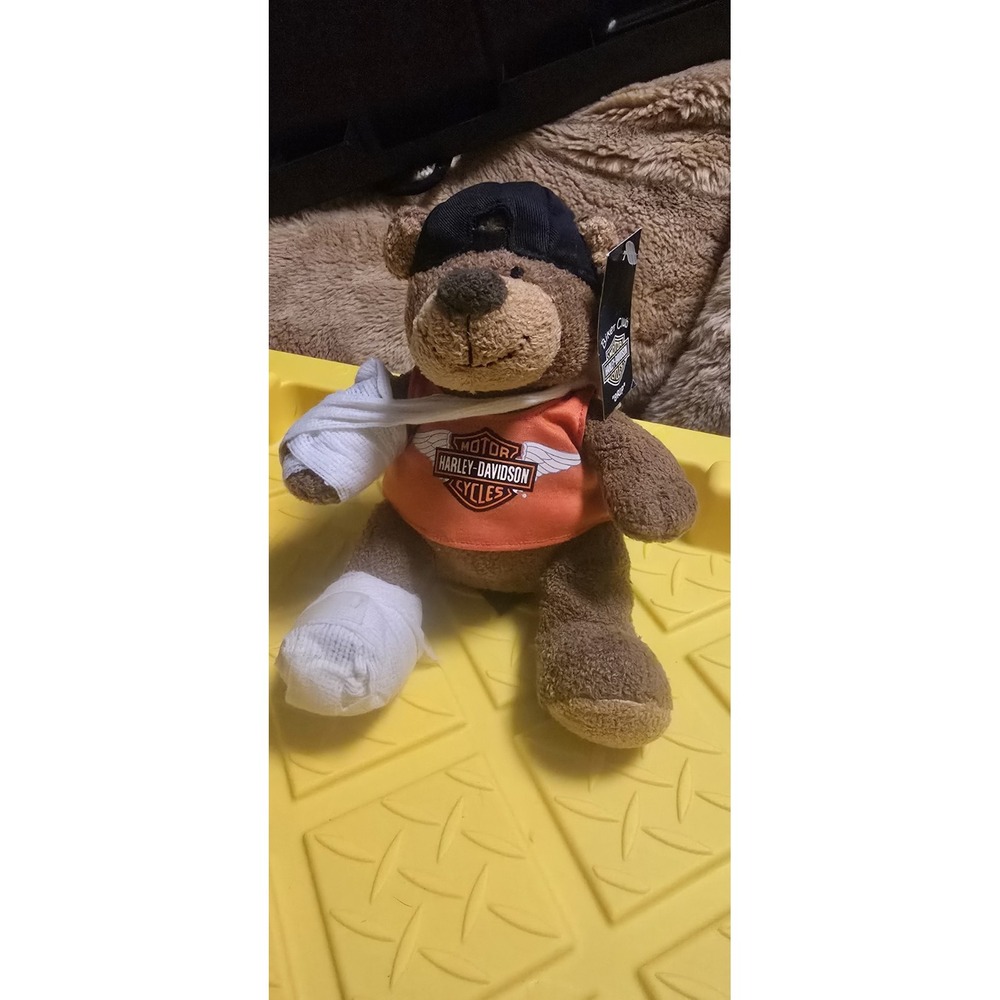 Harley Davidson Teddy Bear Grip‎ wounded with bandages 2003 w Tag